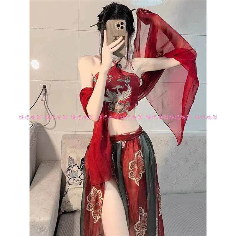 汉服睡衣大码胖m宫廷款超吊带裙