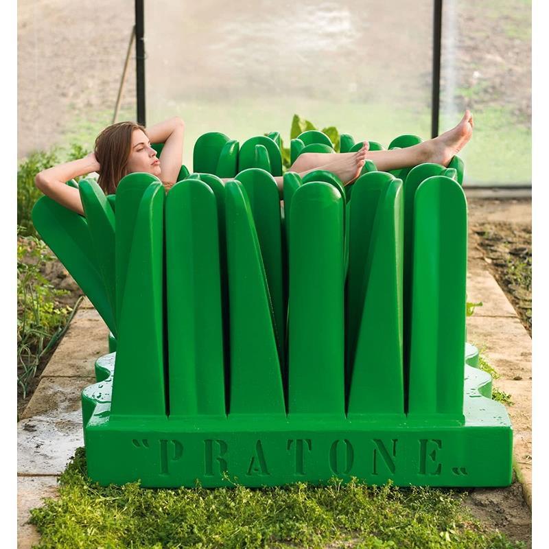 意大利网红人气稻草躺椅创意休闲沙发普拉通艺术客厅家具