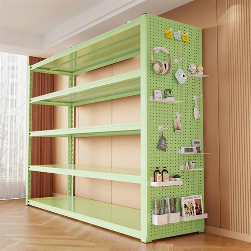 钢制置物架家用货架落地多层储藏间阳台杂物快递收纳架超市展示架