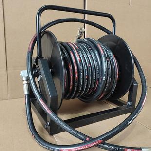 高压洗车机出水管卷管器防爆钢丝管子收纳层架清洗配件盘管器收卷