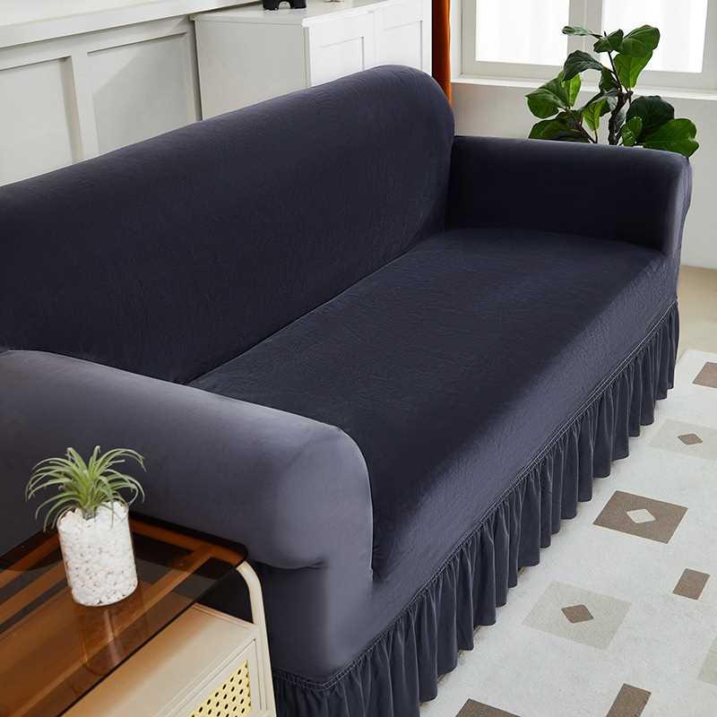 银狐绒加厚沙发套全包套罩弹力客厅通用一体式防滑弹力单三人坐垫