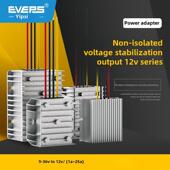 Eveps易稳定电源12V到12V汽车升压和降压电源稳压模块9 36V到12转