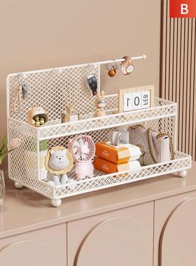 玄关创意桌面放钥匙收纳架入户门口鞋柜上装饰摆件置物架饰品挂盒