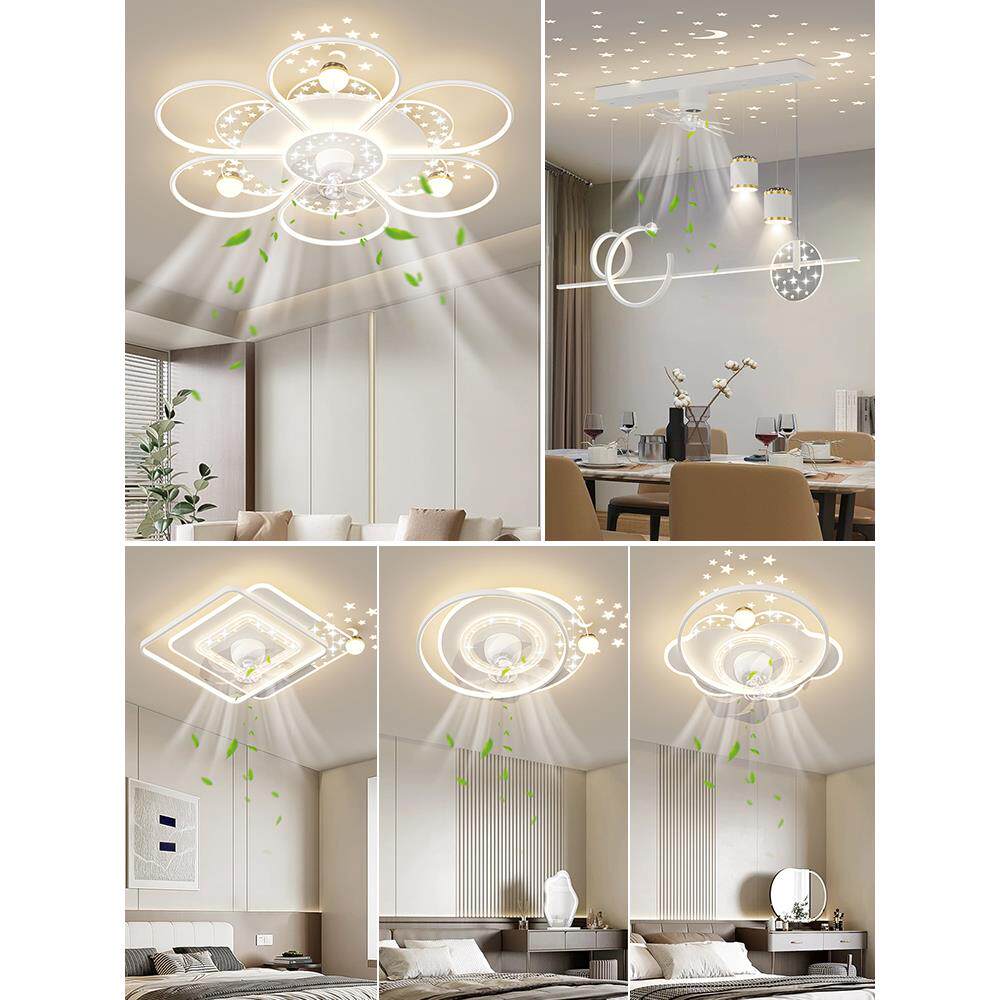 2025新款风扇灯客厅护眼全光谱灯具现代简约家用餐厅卧室中山灯具