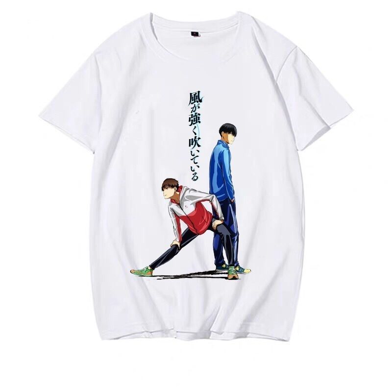 强风吹拂周边t恤短袖夏男