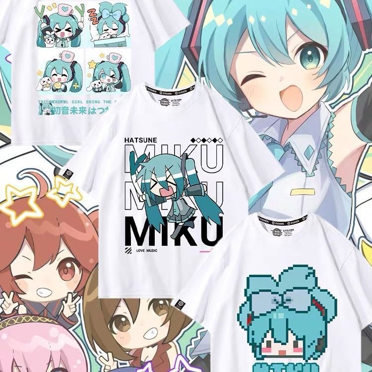 新款初音动漫未来T恤短袖