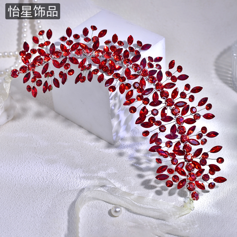 怡星礼服配饰连衣裙腰链腰带腰饰红色宴会气质优雅时尚腰封SA287