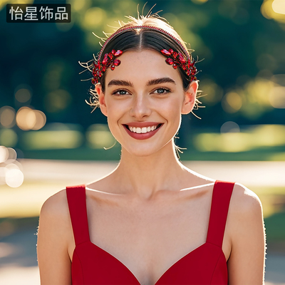 怡星轻奢发箍时尚精致拍照表演舞台走秀发饰结婚头饰气质头箍A229