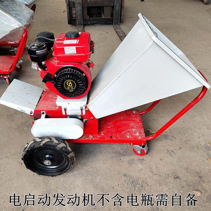 小型车载铡草碎枝机多功能便携式铡草揉丝机果树枝粉碎机牛羊养殖