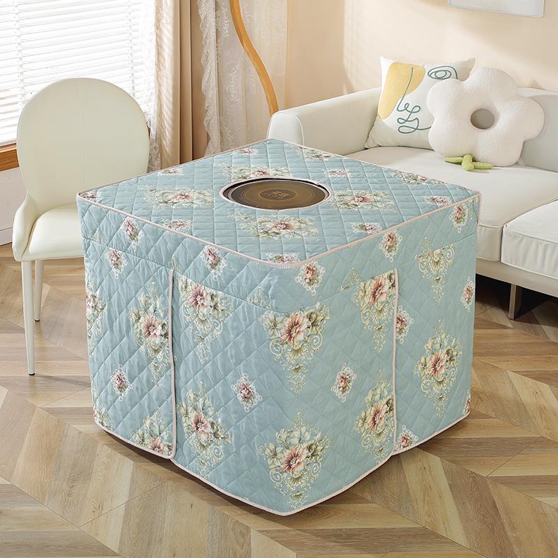 新款加厚烤火罩桌罩套正方形电炉罩取暖桌电暖烤火被子布烤炉桌子