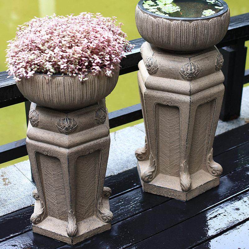汉韵堂阳台花园庭院花架摆件户外园林布置中式装饰石墩造景室内大,家居饰品,户外/庭院摆件,淘宝优惠券,粉丝福利购,淘宝优惠卷