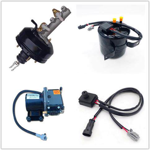 四轮电动观光车巡逻车看房老爷车刹车助力泵总成助力电机压力阀