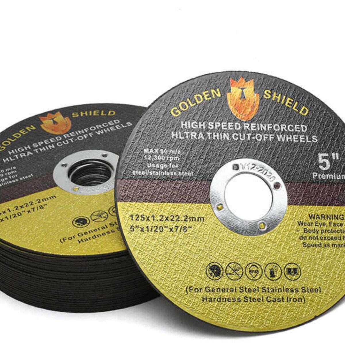 角磨机切割片五寸砂轮片金属切割片双网防爆进口125不锈钢超耐用