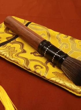 黄铜花梨木佛像清理工具除尘清洁观音打扫神像用品佛尘扫刷子大全