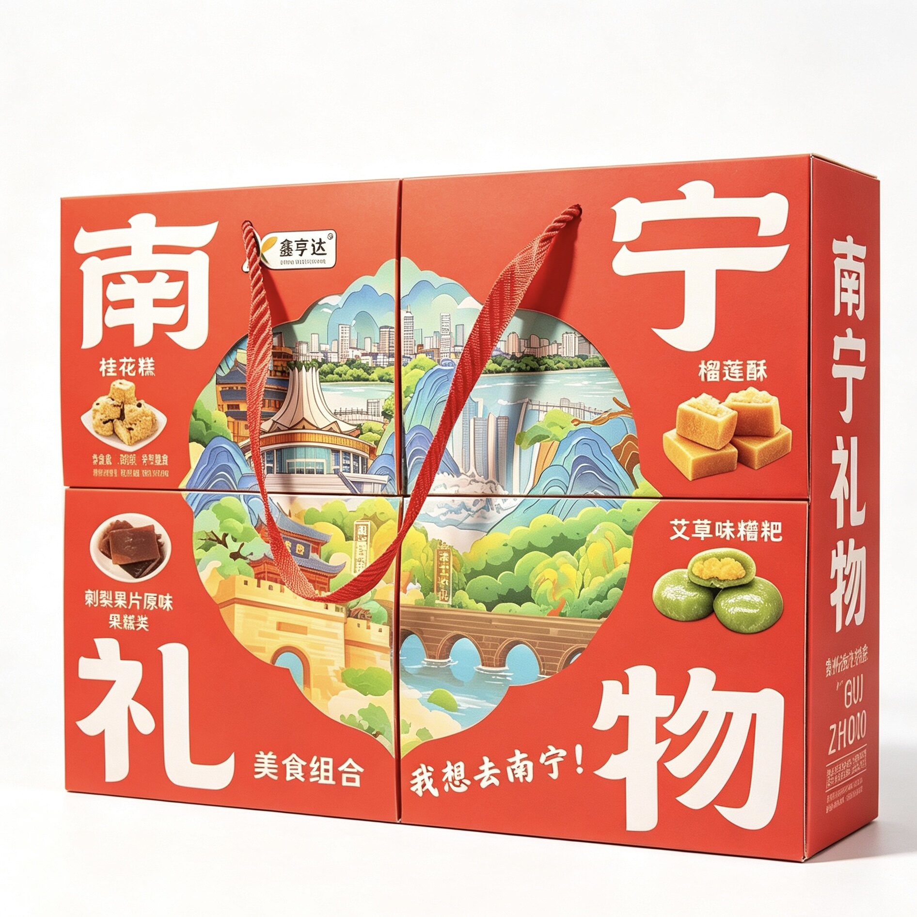 鑫亨达南宁特产礼物壮乡三绝老友中式糕点/新中式糕点