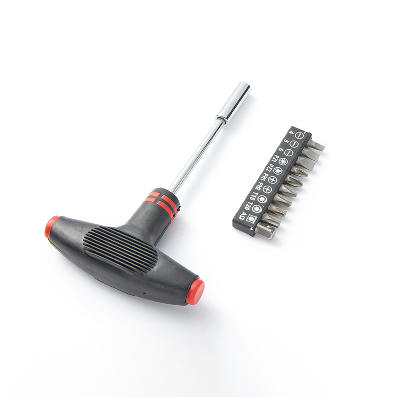 T型螺丝刀直角扳手L型小飞扳手十字一字梅花批头5-13套筒万向软轴