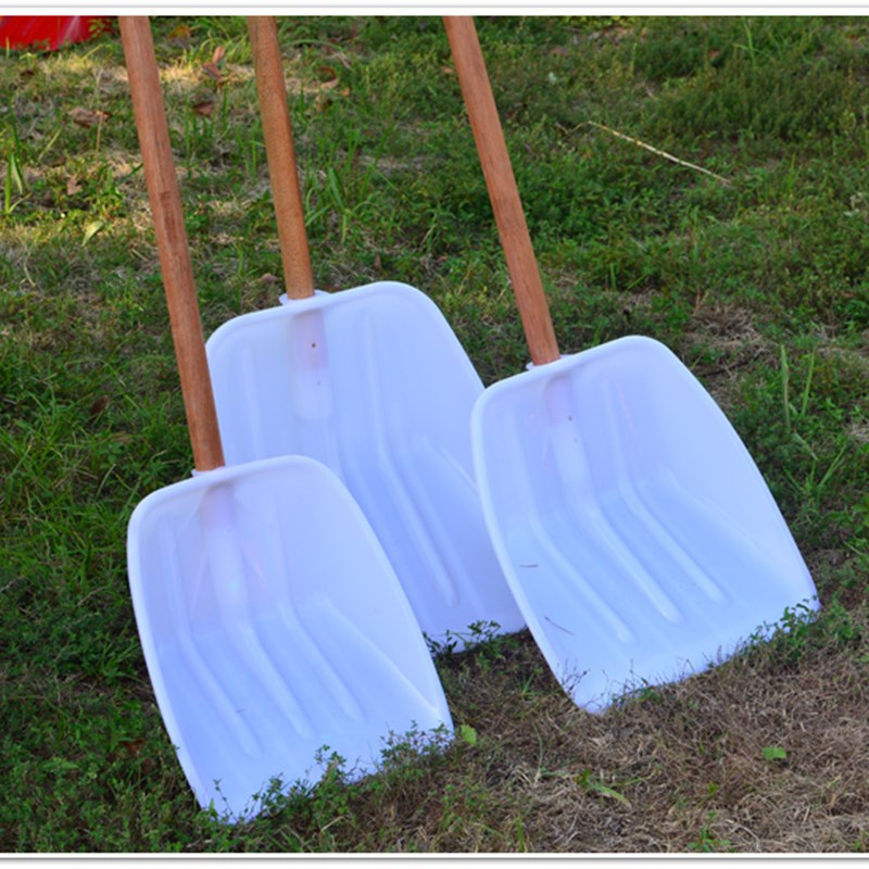 农用加厚塑料胶锹钢化锹塑钢锨推雪铲子粮食屯粮铲茶叶锨铲雪农具