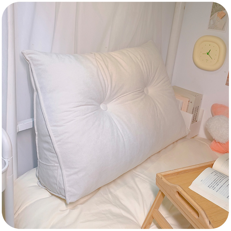 床头靠垫软包床靠背枕靠背垫卧室三角大靠枕学生床上改造宿舍神器