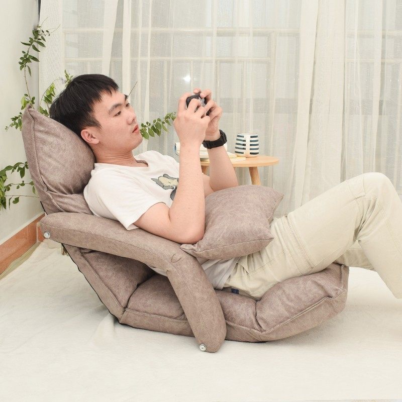 懒人沙发榻榻米飘窗小沙发床上护腰折叠靠背椅可拆洗喂奶哺乳椅子