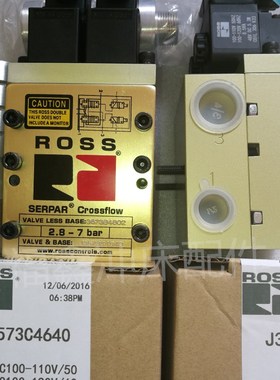 原装美国ROSS双联电磁阀J3573B4640/4602 /4735协易冲床离合气阀