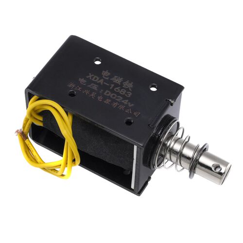 厂家直销惯穿式推拉式电磁铁XDA-1683直流12V24V吸力8KG行程20mm