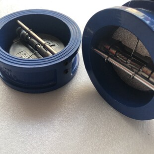 铸铁对夹式蝶形止回阀H77X-16Q不锈钢天津塘沽塘阀瓦特斯开维喜