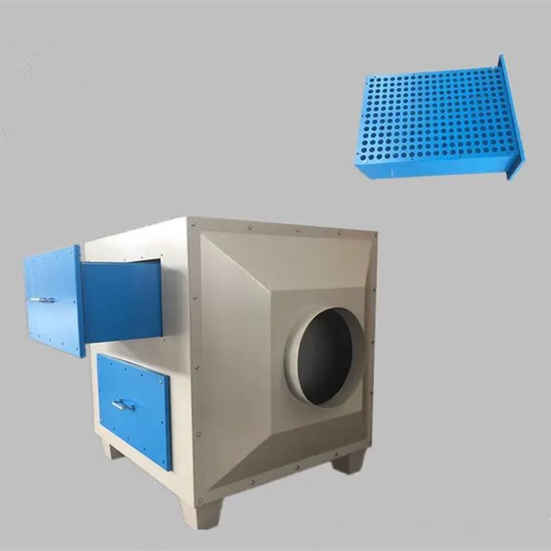 活性炭吸附环保箱 工业除臭味废气处理K设备 烤漆房漆雾过滤器