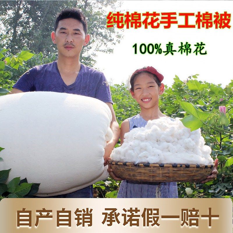 纯棉花被b子手工棉被冬被加厚保暖10斤全棉胎被芯双人棉絮床垫被,床上用品,棉花被,淘宝优惠券,粉丝福利购,淘宝优惠卷
