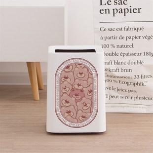 卡通集合垃圾桶家l用客厅卧室化妆室厕所高颜值厨房大容量创意轻