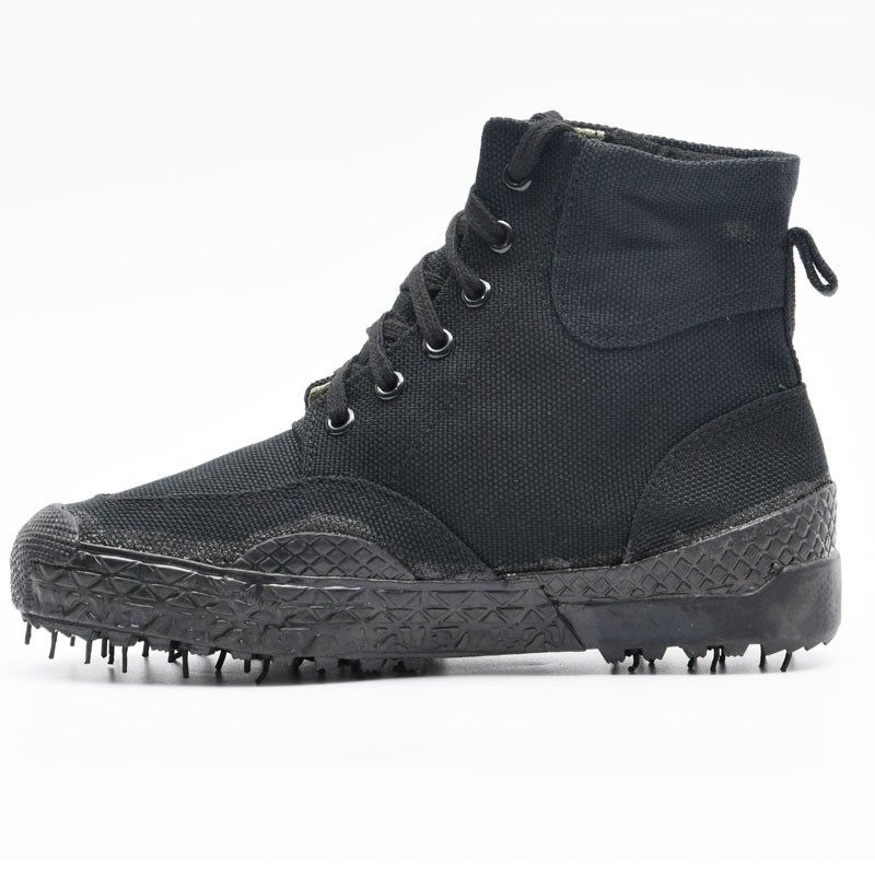 际华3537劳保鞋高帮男工地x耐磨防滑透气帆布耐磨户外徒步黄胶鞋