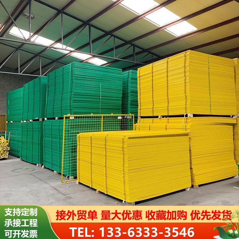 仓库护栏网工厂车k间隔离铁丝网围栏钢丝网厂房设备防护移动隔断