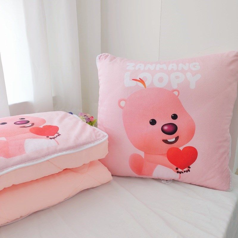 抱枕被子两用露比儿童学生午休汽车后排枕头靠枕车V载旅游睡觉神,居家布艺,抱枕被,淘宝优惠券,粉丝福利购,淘宝优惠卷