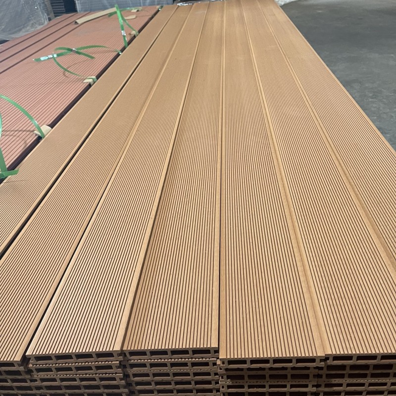 塑木地板户外露台庭院防s腐木公园栈道别墅室外二代共挤阳台木塑