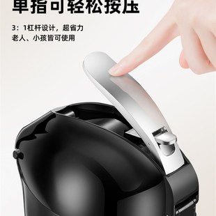 气压瓶家用暖水瓶 不锈钢大容量气压壶玻璃v内胆保温壶杠杆式