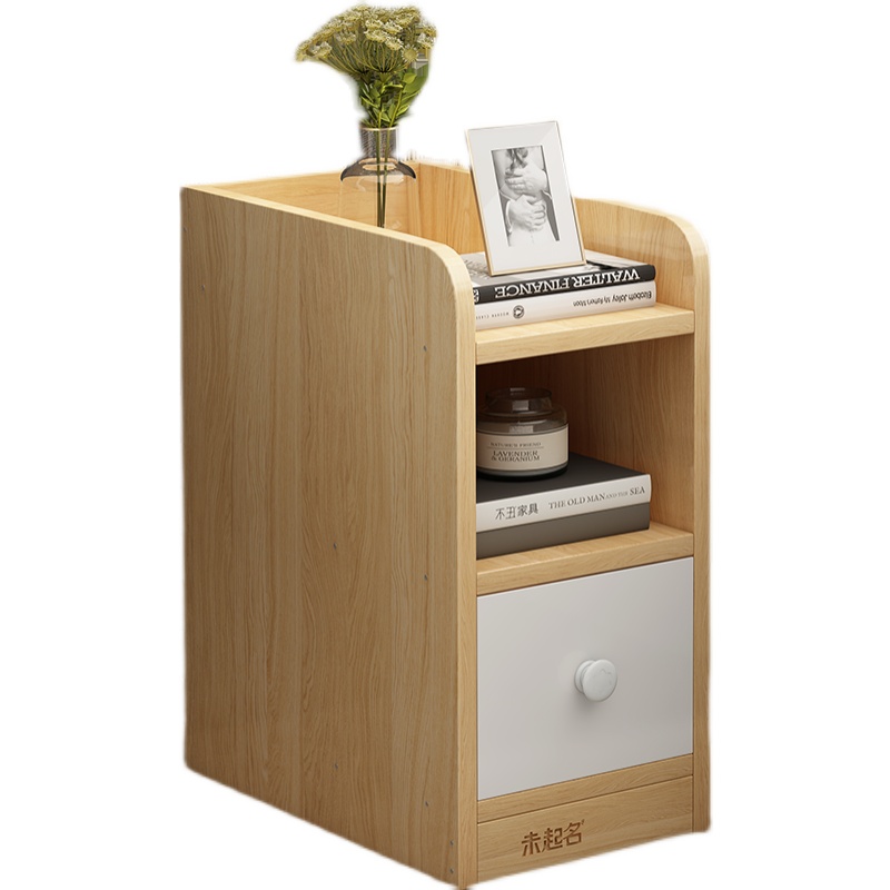 简约现代极简设计感床头柜迷你小型家用房间床边柜抽屉柜WW125