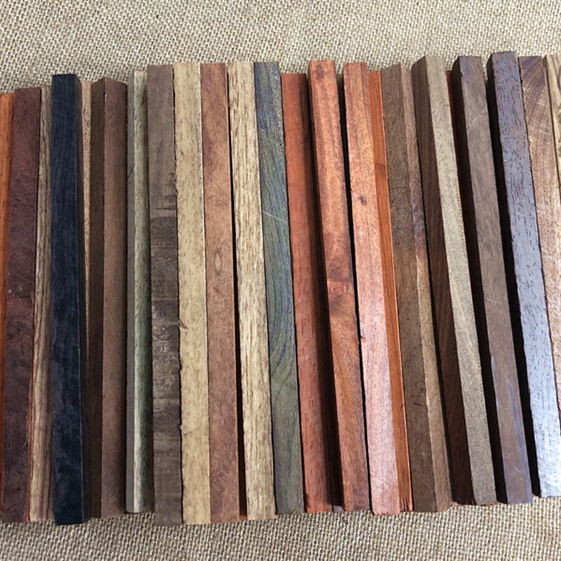 红木小料边角料小方条细木条珠子料雕刻料18x1x1厘米品种随机50根
