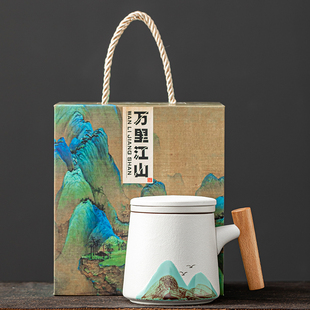 故宮文創(chuàng)辦公泡茶杯水杯父親節(jié)送長(zhǎng)輩禮物公司節(jié)日商務(wù)伴手禮定制