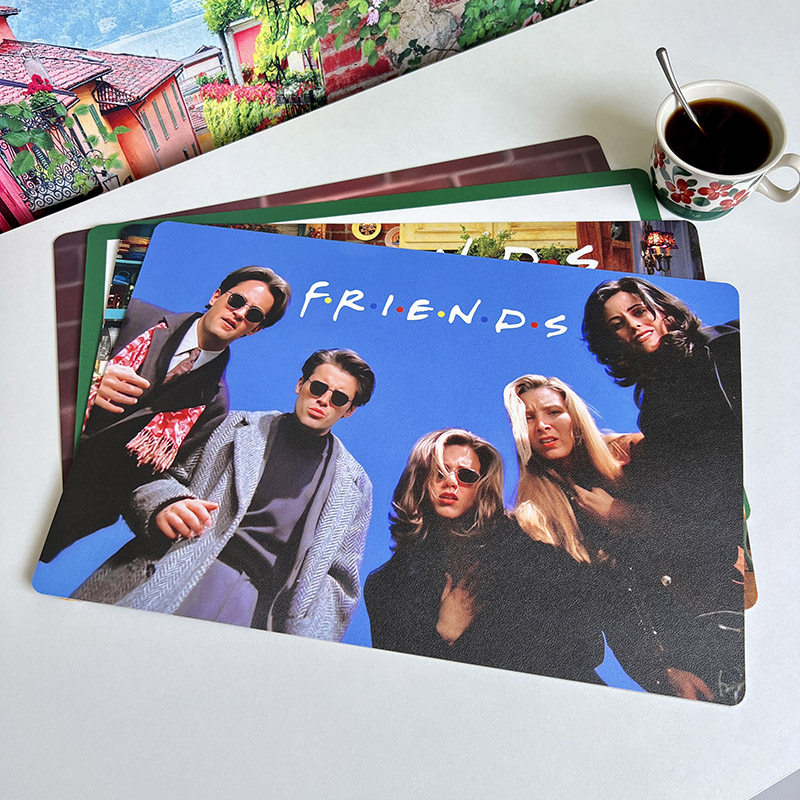 《老友记》餐桌垫皮革隔热垫 双层防水防油餐垫美式高级感西餐垫,居家布艺,餐垫,淘宝优惠券,粉丝福利购,淘宝优惠卷