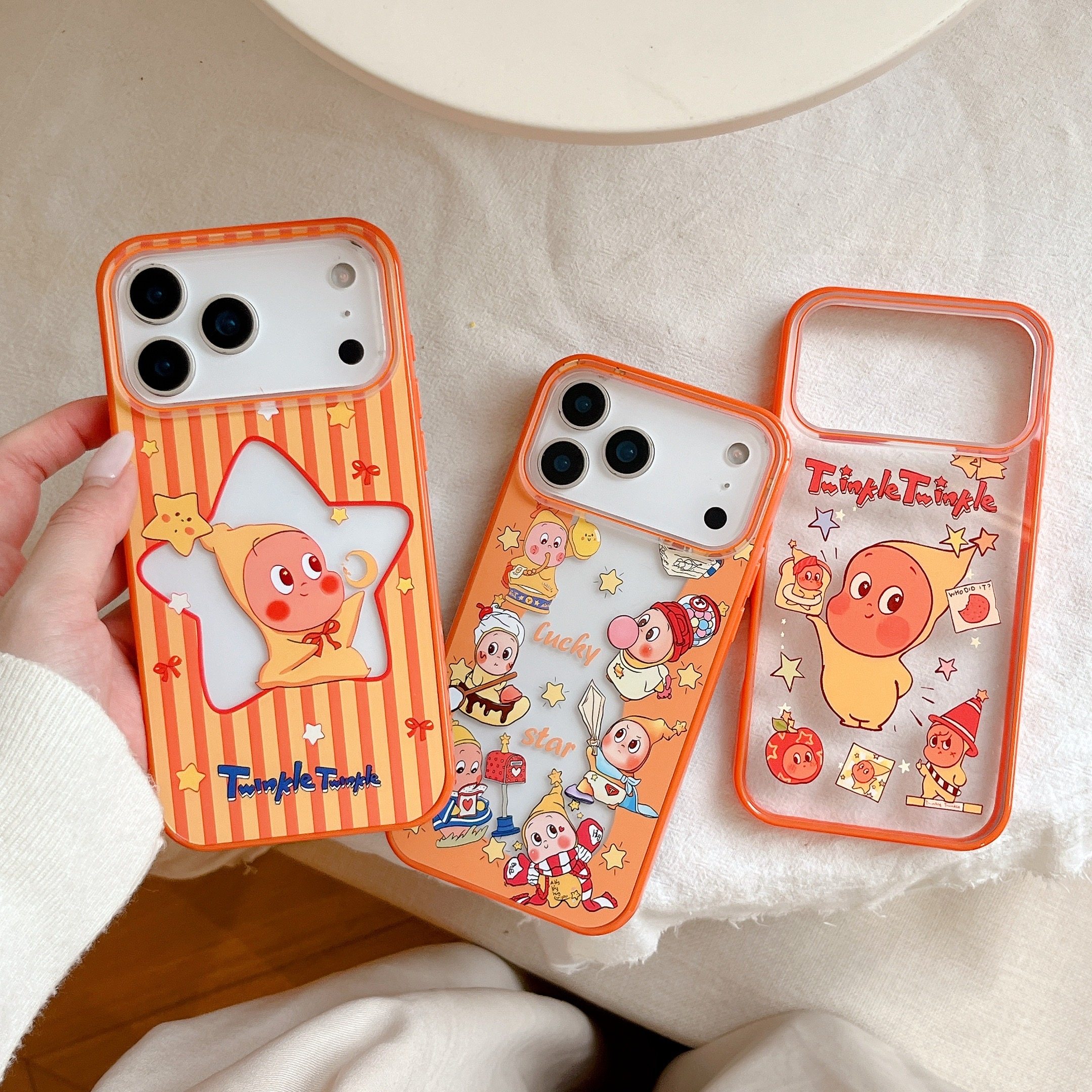 DODOCASE可爱星星人适用iPhone17PROMAX星宇橙手机壳16pro小众卡通联名15/14镜面网红明星同款防摔保护套磁吸