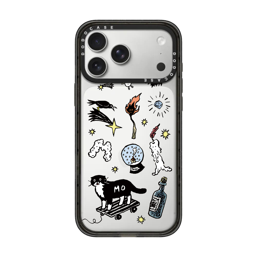 DODOCASE魔法水晶球黑猫手机壳