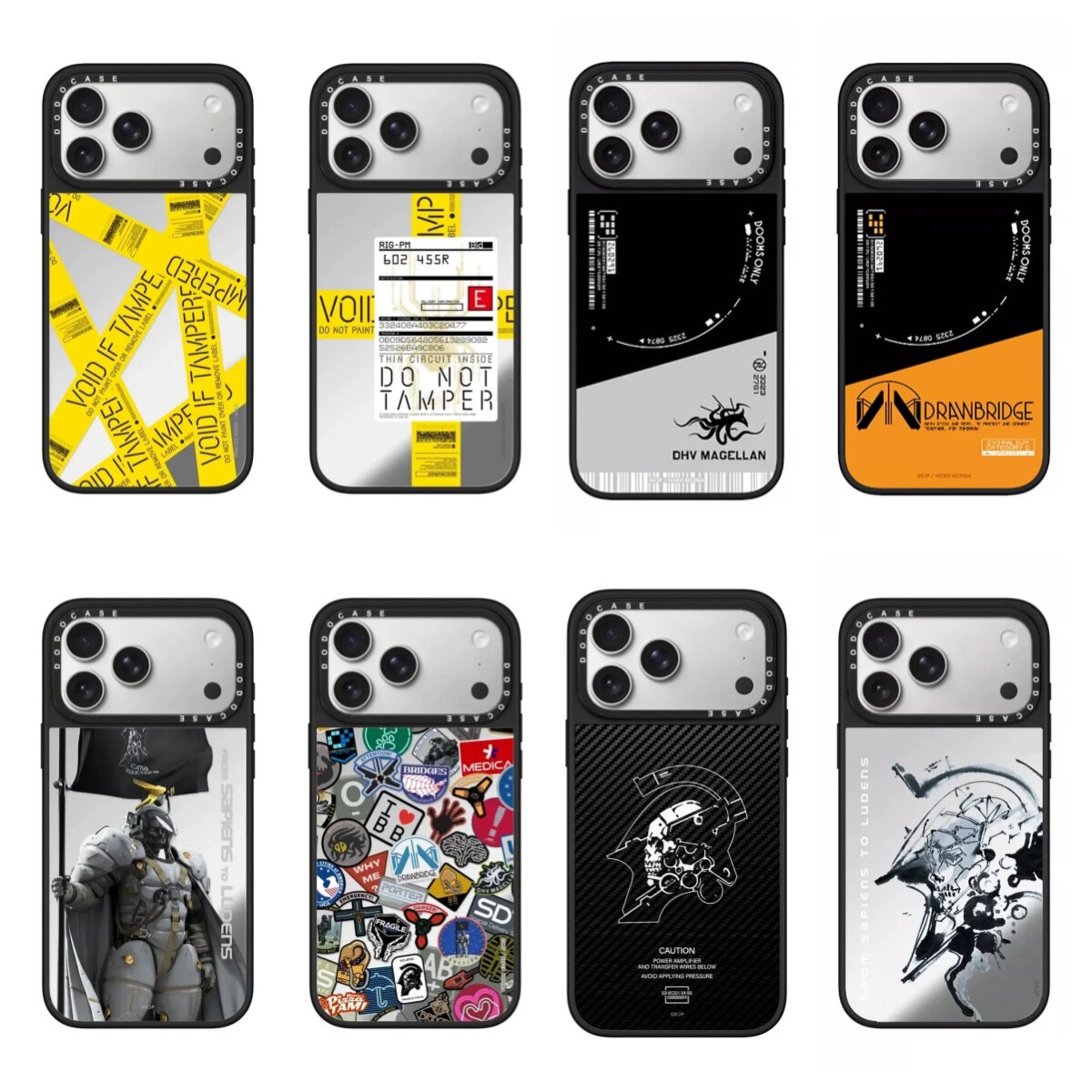 DODOCASE死亡搁浅多标识拼贴苹果适用iPhone18/17/Promax/美式漫画潮酷个性艺术防摔潮流男女同款手机壳磁吸