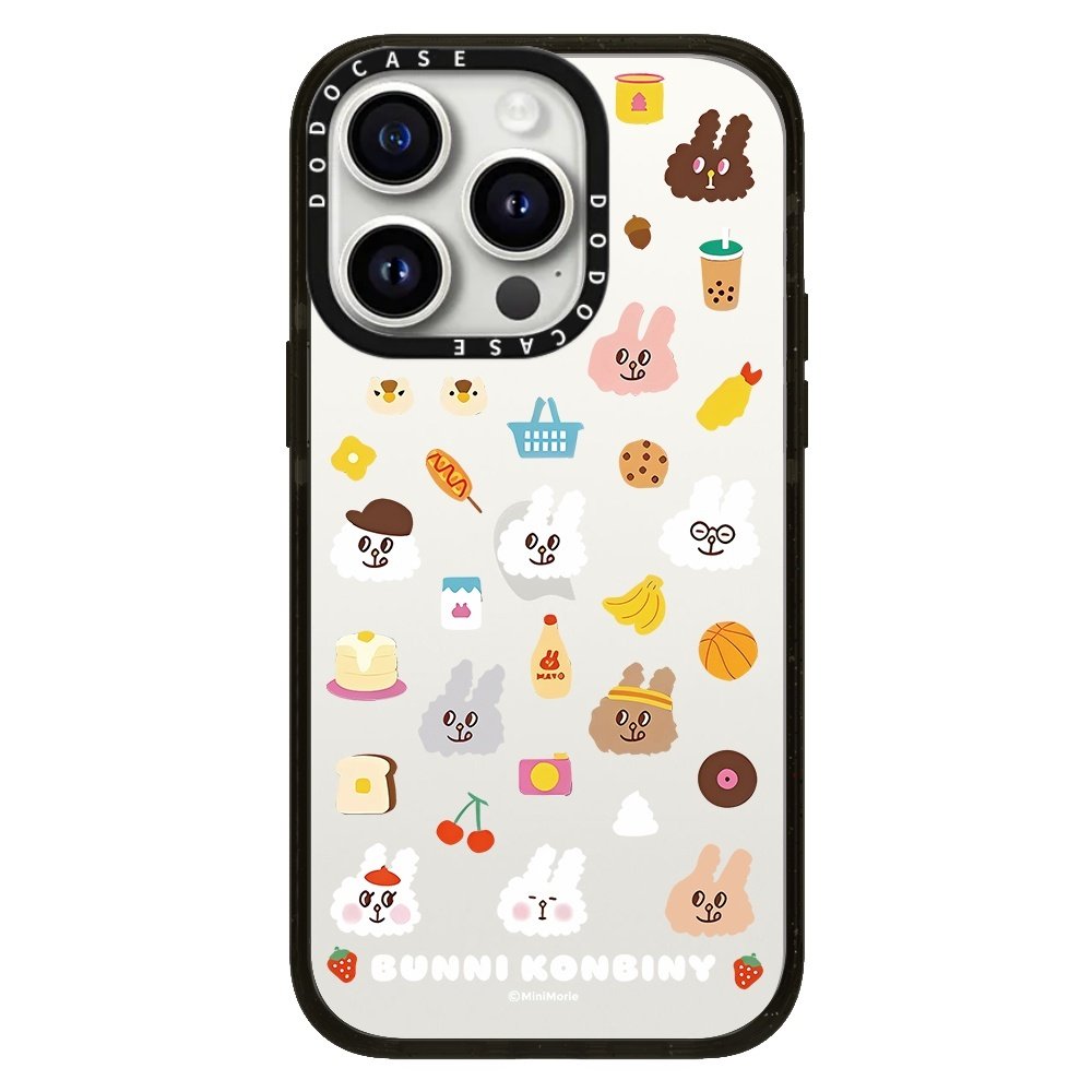 DODOCASE定制版可爱小兔兔伙伴小镇贴纸16Pro适用iPh