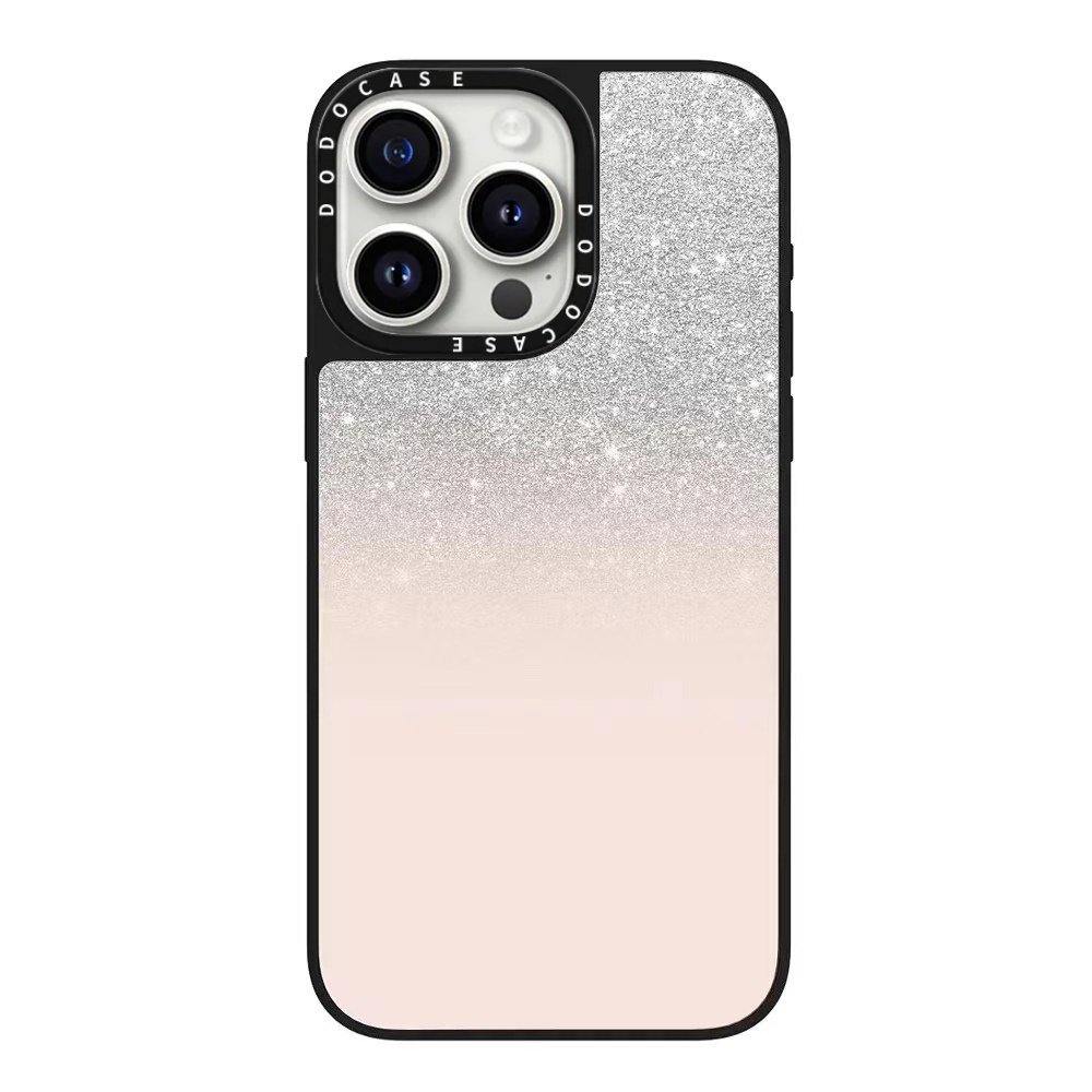 DODOCASE银白星海镜面手机壳可爱