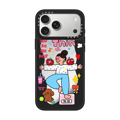 DODOCASE波浪快乐女孩苹果18/17Pro适用于iPhone16ProMax明星情侣款15pro少女卡通手机壳13防摔保护套磁吸14p