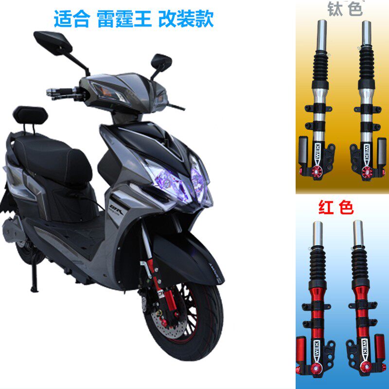 改装电摩前减震器战神雷霆王大黄电动车前叉/减震装置