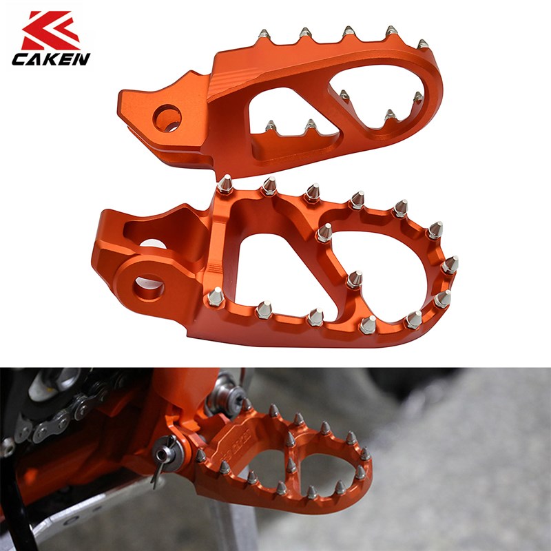 适用KTM/EXC/SXF 胡思瓦纳/TE/TC/FE/FJC/FX/FS越野车防滑脚踏脚