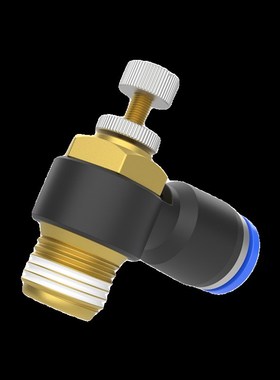 气管快插快速接头调速n阀节流阀SL8-02气动气缸可调开关调气阀6-0