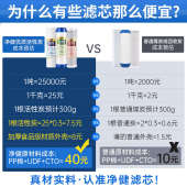 净健净水c器滤芯10寸通用全套三级pp棉五级饮水机家用过滤器套装