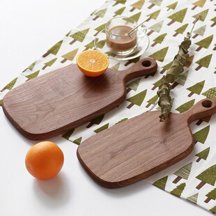 choprping Rea NEW walnut Sushi plate Bread Black board
