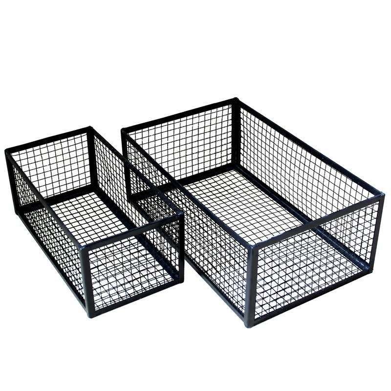 KE3C镂空网格铁篮子长方形铁丝收纳P篮大号铁艺宠物框,标准件/零部件/工业耗材,车间地垫,淘宝优惠券,粉丝福利购,淘宝优惠卷